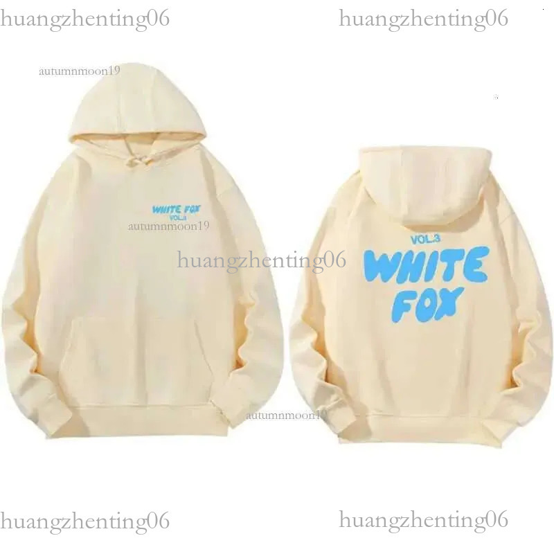 Whitees Fox Sweatshirts for Women - 2026 New Comfortable Loose Hoodie with Letter Print - Casual Fashion Designer Whitefoxset