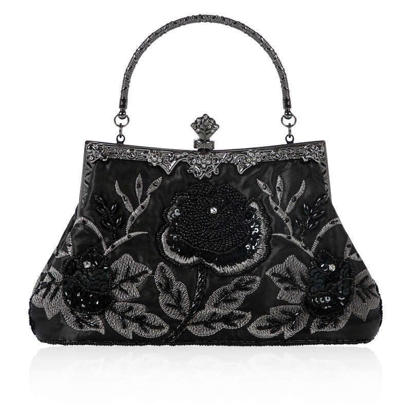 Hot Selling Handmade Beaded Embroidered Celebrity Banquet Unique And Festive Bride Bags, Cheongsam Bags