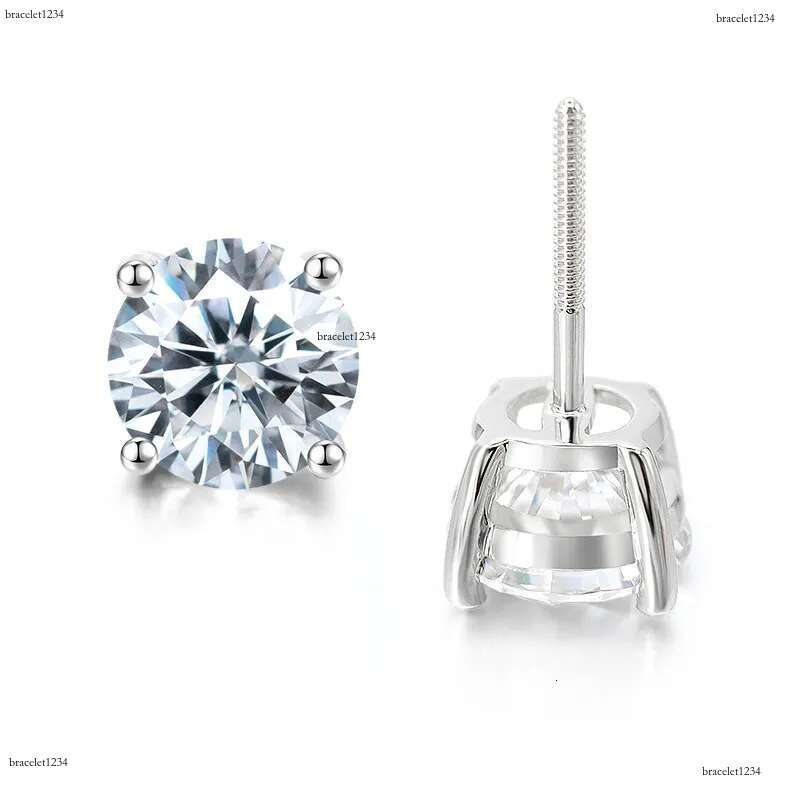 pass dia tester vvs moissanite designer for women sterg sier stud earrings gold plated mens screw back earring jewelry valentines day gift