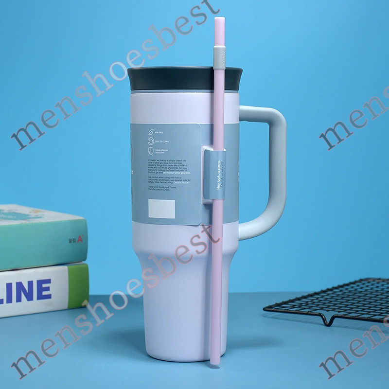 Owala Traveler Tumbler 40oz Stainless Steel Vacuum Insulated Travel Double Wall Thermal Iced Coffee Outdoor Sports FitnessWater Cup