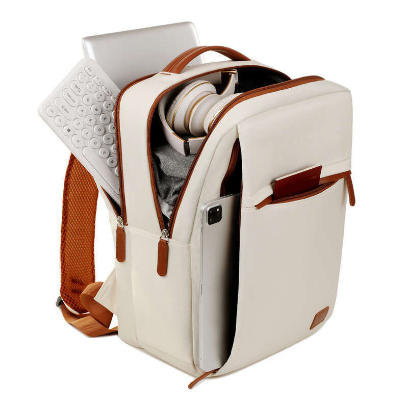 Fashionable computer backpack with multifunctional USB interface, casual backpack, business travel commuting bag