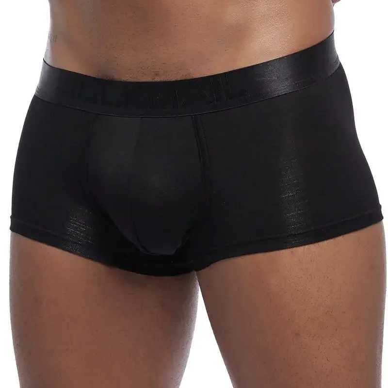 JOCKMAIL brand mens underwear breathable cuecas boxing module solid mens underwear U-shaped invisible sexy underwear Z250422