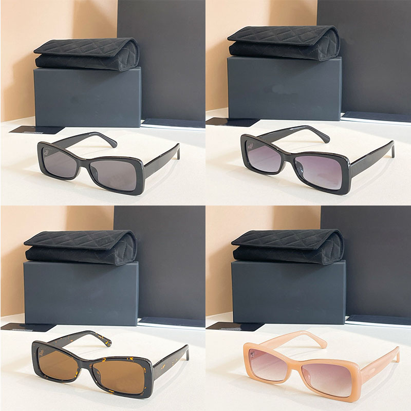 Designer Fashion Luxury Women Sunglasses CH9185 New Fashion Glasses Acetate Fiber Frame UV400 Protective Polarized Winter Women Cat Eye Sunglasses