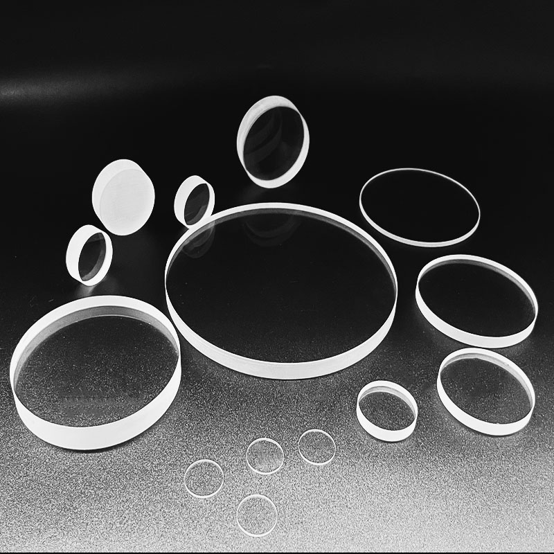 Customized Fused Silica UV Transparent Quartz Round Window High Temperature Resistant Quartz Plate