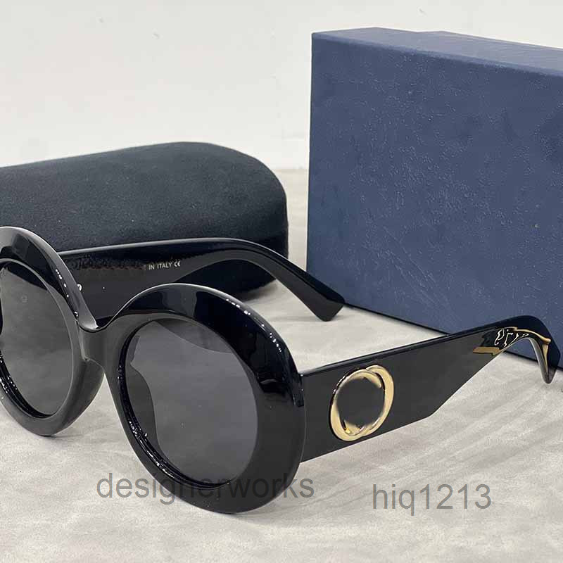 designer luxury guccII GUCCIS gg Sunglasses sun glasses for men women G Brand New Round Frame Large Frame Sunglasses Fashion Ins Internet Celebrity Star Same St 3YE0