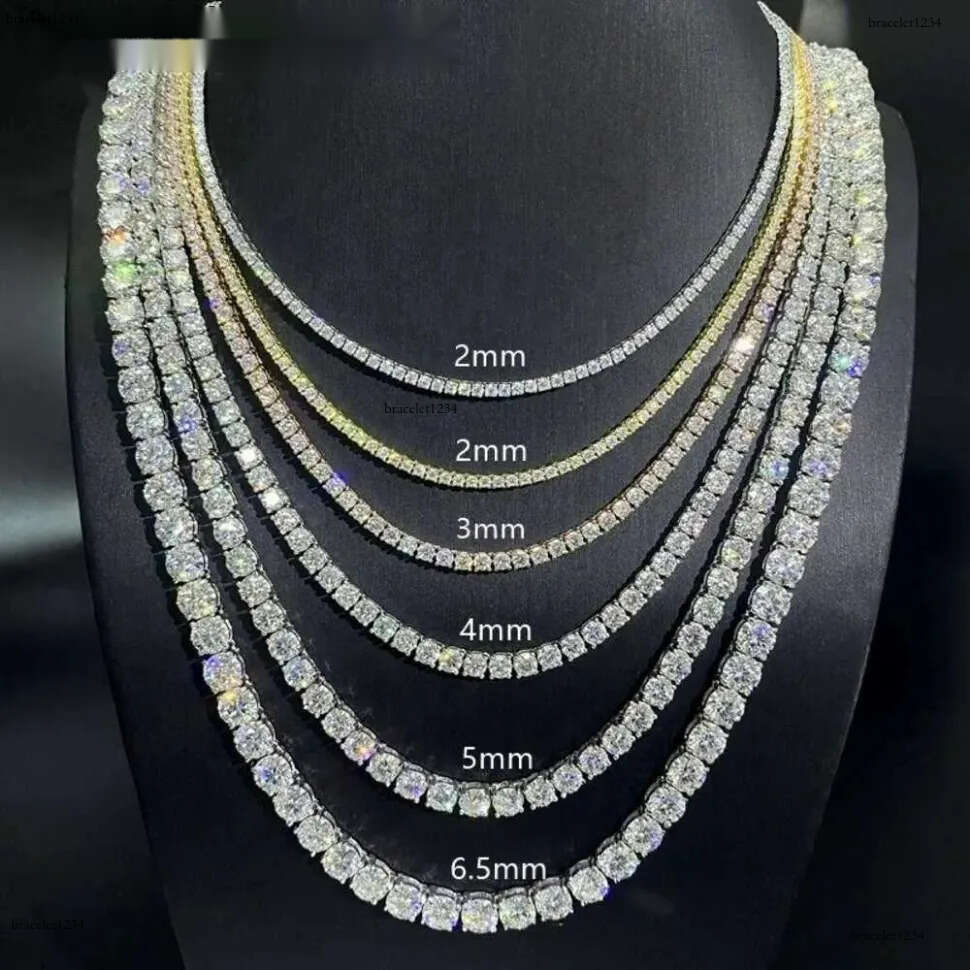 necklaces for women fashion Designer Pendant locket chains Hip Hop Sier VVS Moissanite Dia necklace Jewelry tennis chain