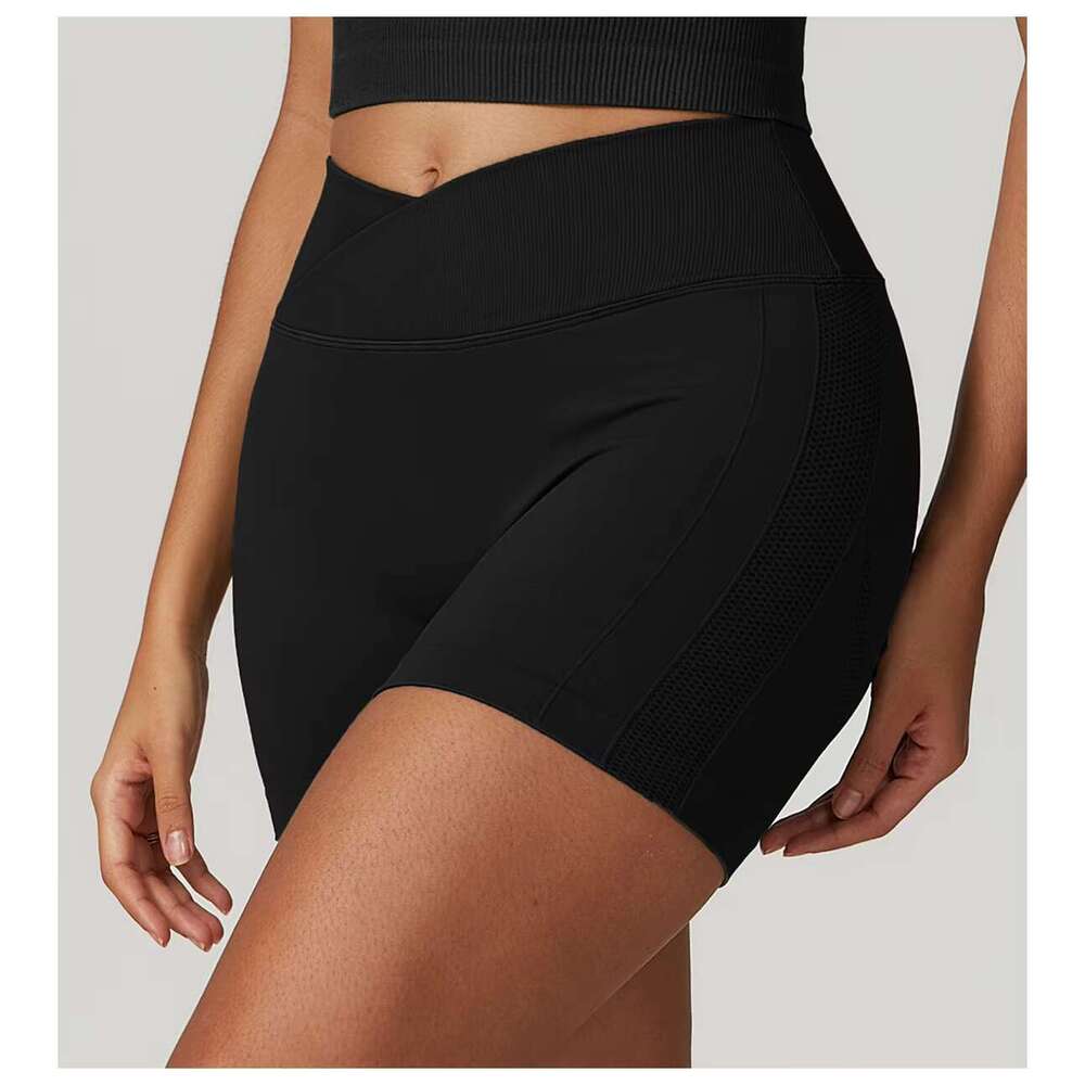 DHessentials Bashasports Peach Butt Lift Seamless Tight Yoga Wear Running High-waisted Exercise Fiess Shorts