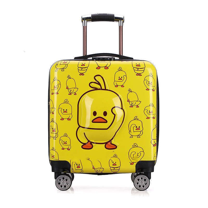 New Cartoon Children's Trolley Case for Boys and Girls, No Check in Password Box, 18 inch, 20 inch Boarding Travel Box
