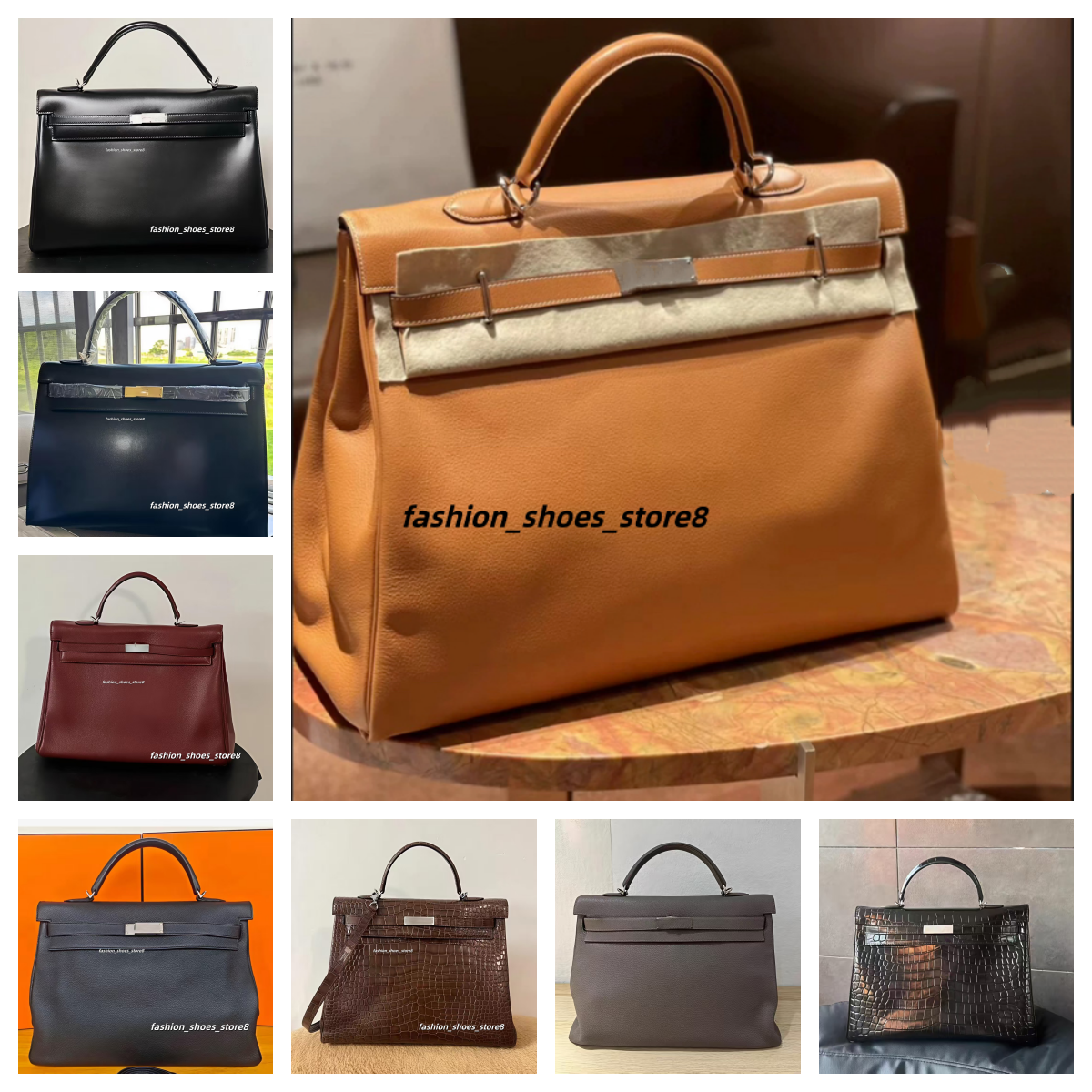 Totes Unisex Handbag 40cm 50cm Customized Version Handmade Large Capcity 40 50 Size Underarm bag Autumn Winter fashion Bags