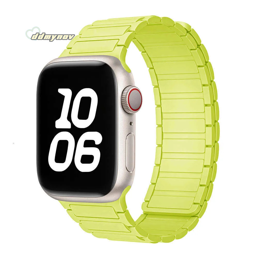 Same Style Compatible with S9 iWatch 10 Strap Apple Watch 8 Magnetic Silicone Ultra ddmynov