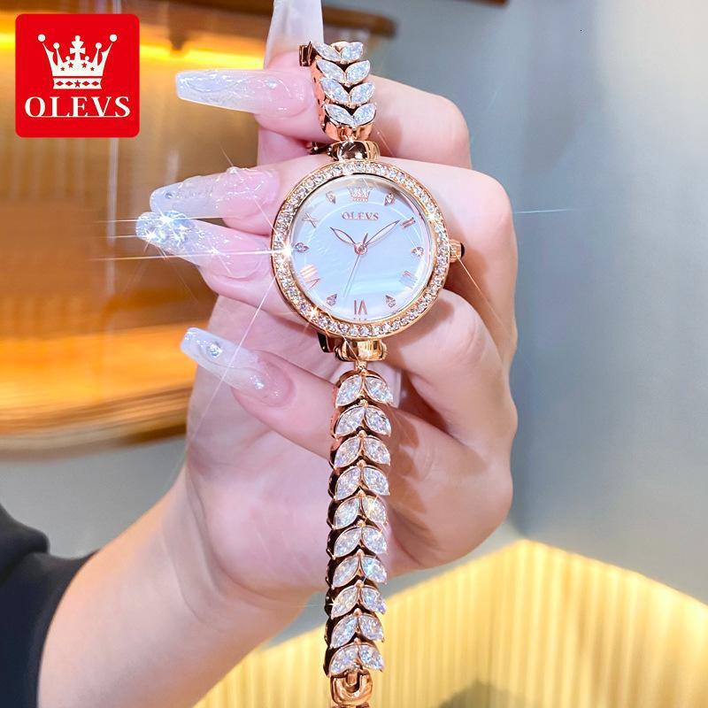 OLEVS Brand Designer Ms. Jing's Classic Quartz Watches For Women Waterproof Fashionable And Luxury Quartz Watches Free Delivery And Wholesale