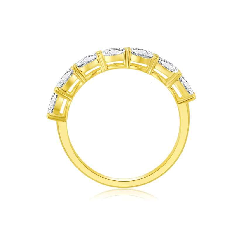 Lab Grown Diamond Eternity Band Ring Party Ring Fine Jewelry Wedding CVD HPHT Diamond Engagement Design 18K White Yellow Gold