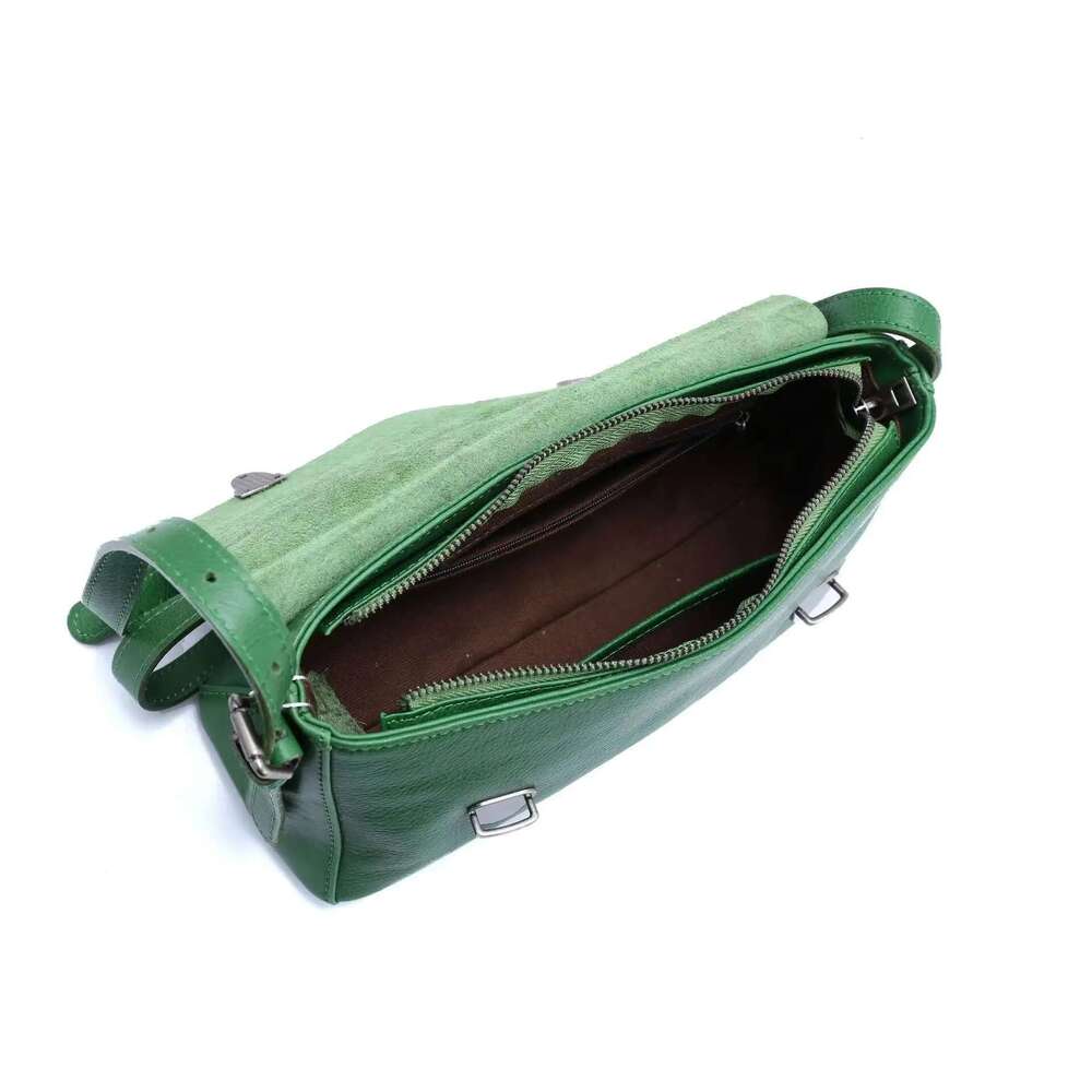 Vegetable Tanned Leather Shoulder High Sense Commuter Mobile Ladies Niche Baguette Armpit Bag Designer's bag