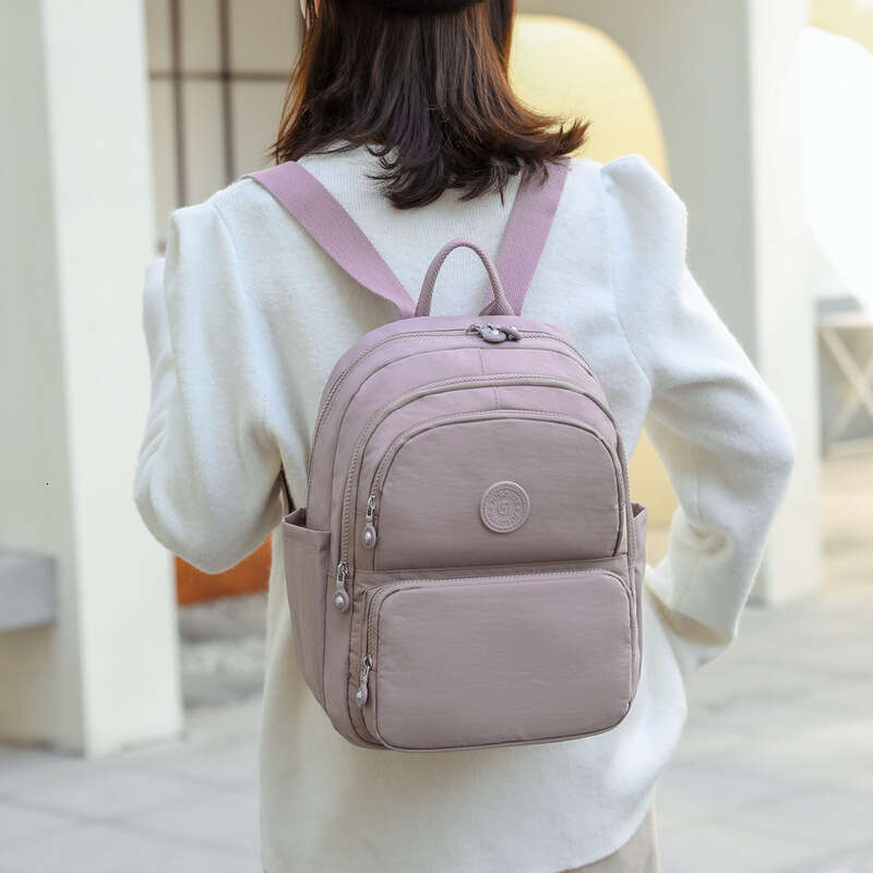 Leisure Versatile Bag 2025 New Korean Edition Large Capacity Women's Simple College Student Travel Backpack
