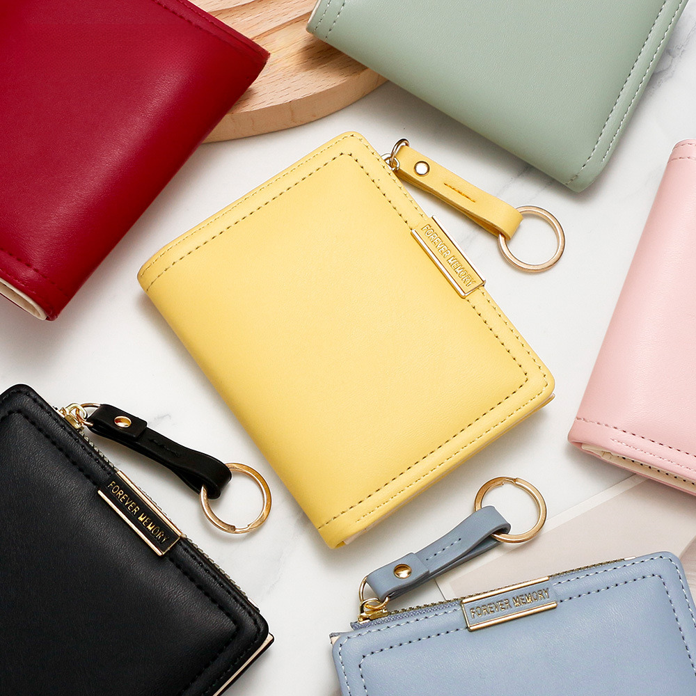 Designer Wallet New Korean Fashion Women S Short Wallet Zipper Zero Wallet Coin Multi Slot Card Document Bag Money Clip Luxury Wallet Key Pouch