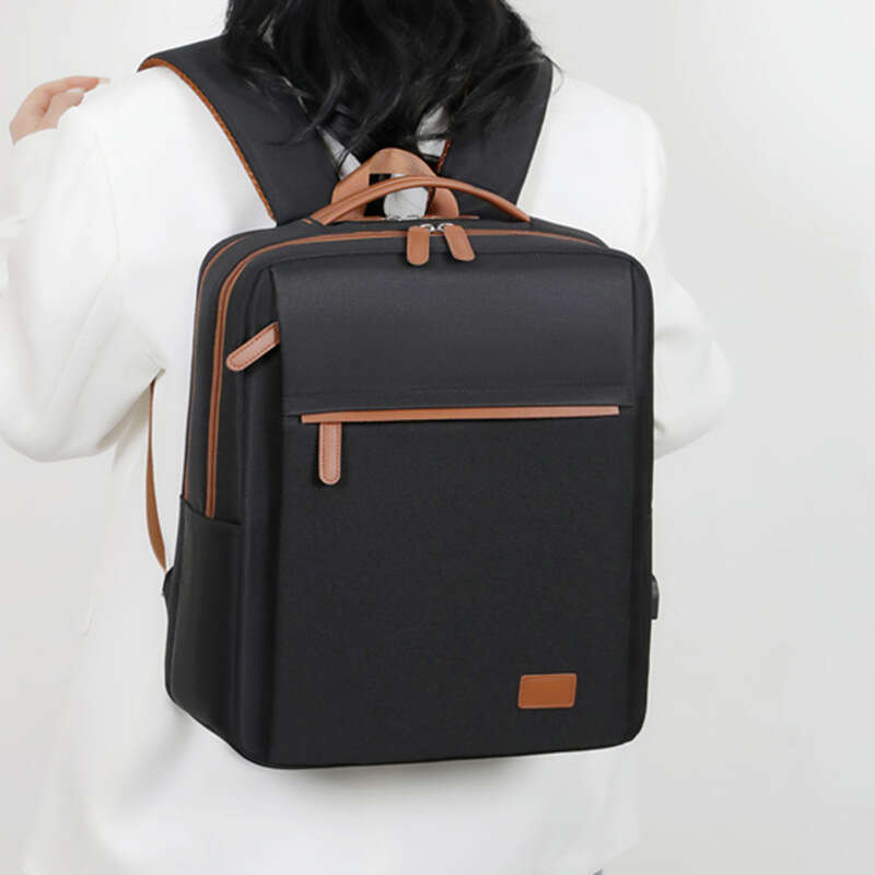 Fashionable computer backpack with multifunctional USB interface, casual backpack, business travel commuting bag