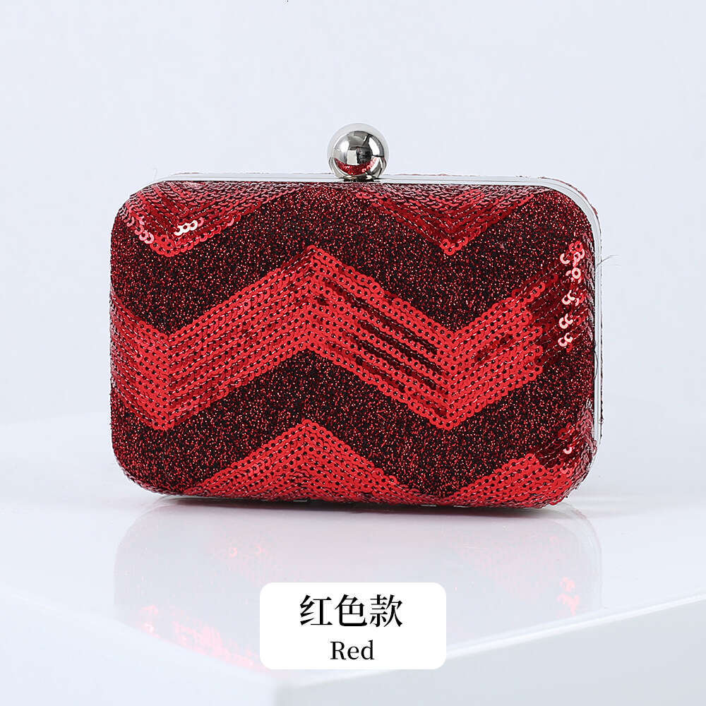 Dinner Bag Fashionable Portable Mini Sequin Party And Dinner Prop Hand Held Bag Crossbody Small Bag KQ