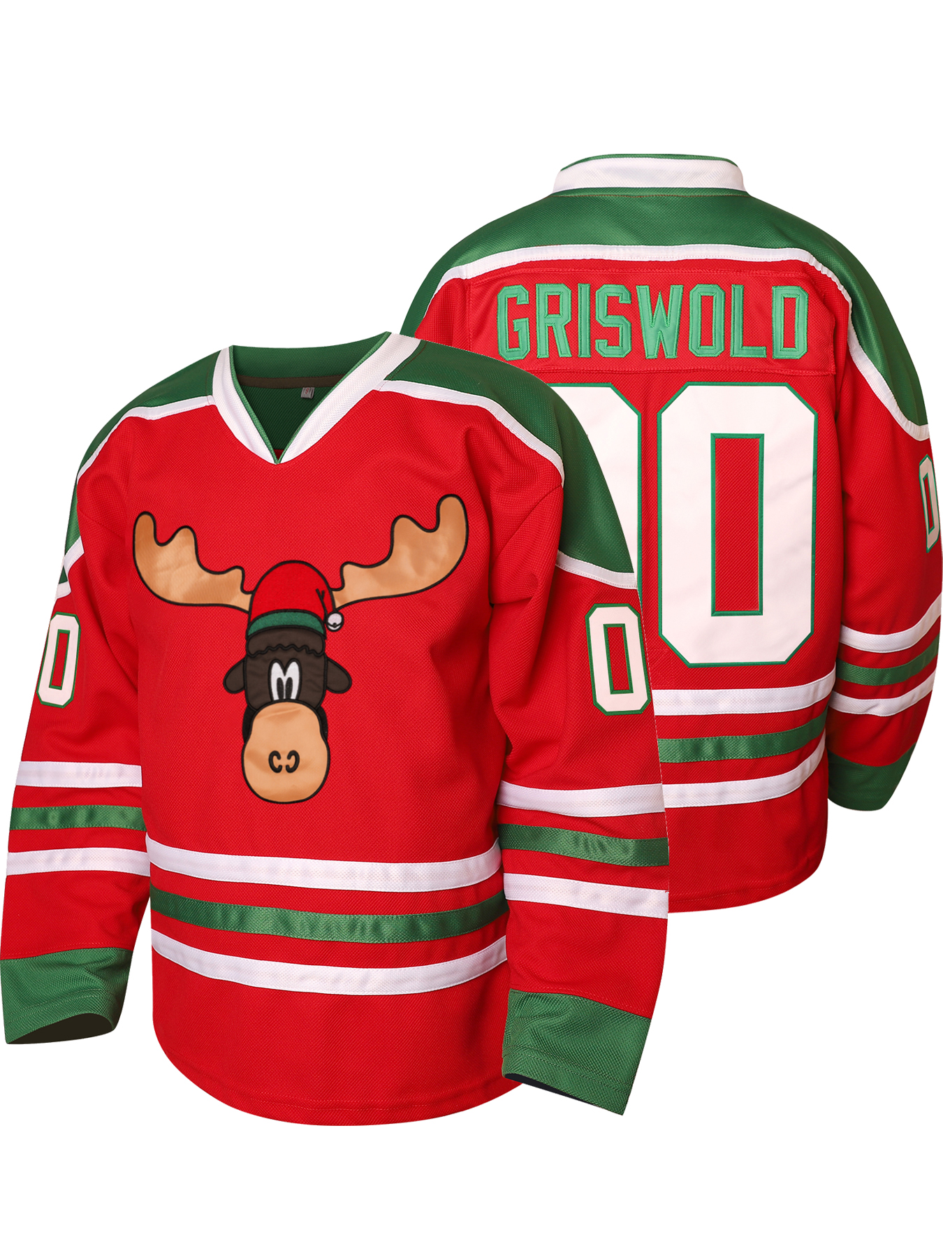 In Stock Clark Griswold 00 Shore 69 FREDDY 84 FALLOUT VAULT BOY 33 Zach Parise 11 Dean Youngblood 10 Happy Gilmore 18 Hockey Jerseys Breathable Jersey