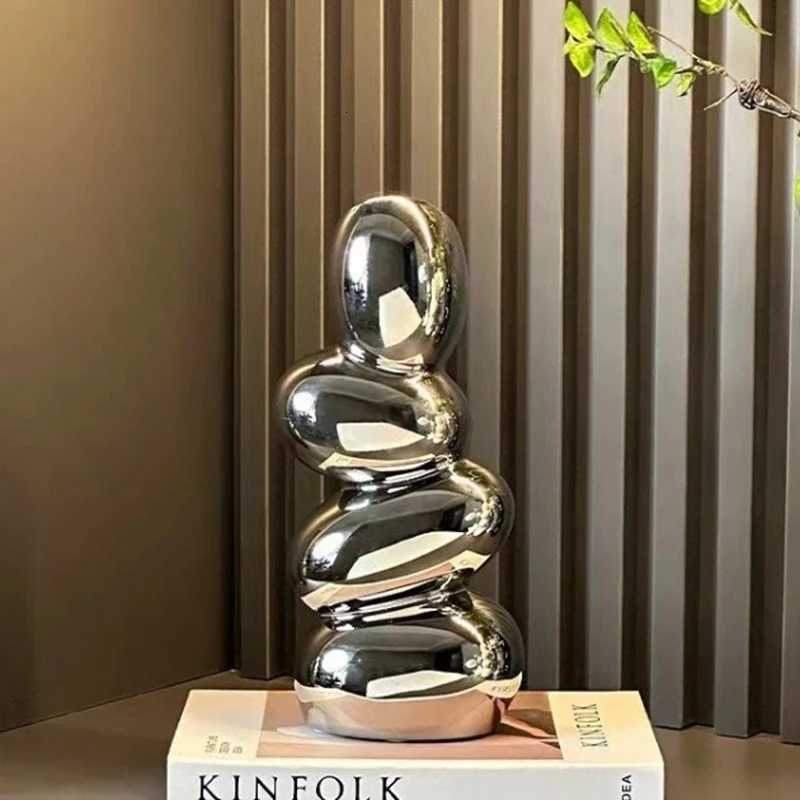 Nordic Vases Flowerpot Ceramic Flower Bottle Luxury Living Room Flower Vase Creative Aesthetic Table Decoration Home Accessories C251124