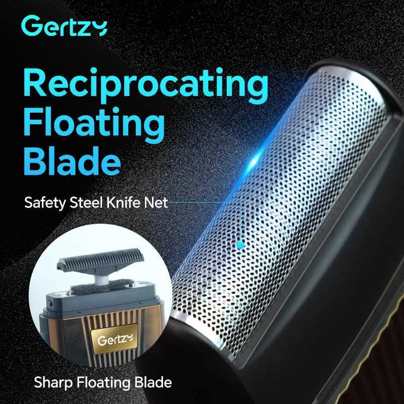 Mens electric shaver reciprocating aluminum foil shaver USB rechargeable beard shaver portable shaver for travel L251124