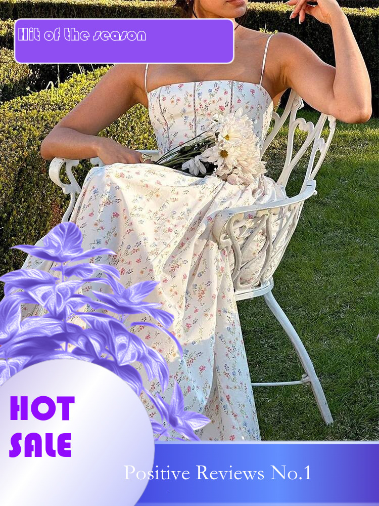 Dongdumaoyi Townlike Print Waist Wrap A Line Dress Women Spaghetti Strap Summer Backless Sexy Party Maxi Long Dresses Elegant