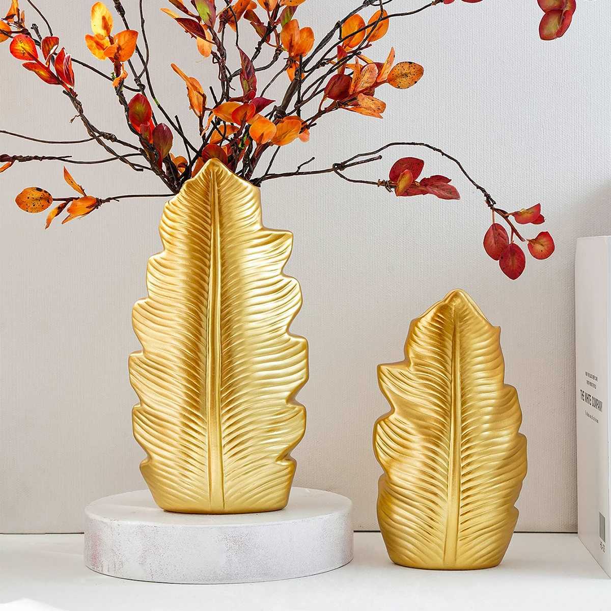 1PC creative and simple feather vase modern home decoration decorative vase entrance hall home handicraft display C251124