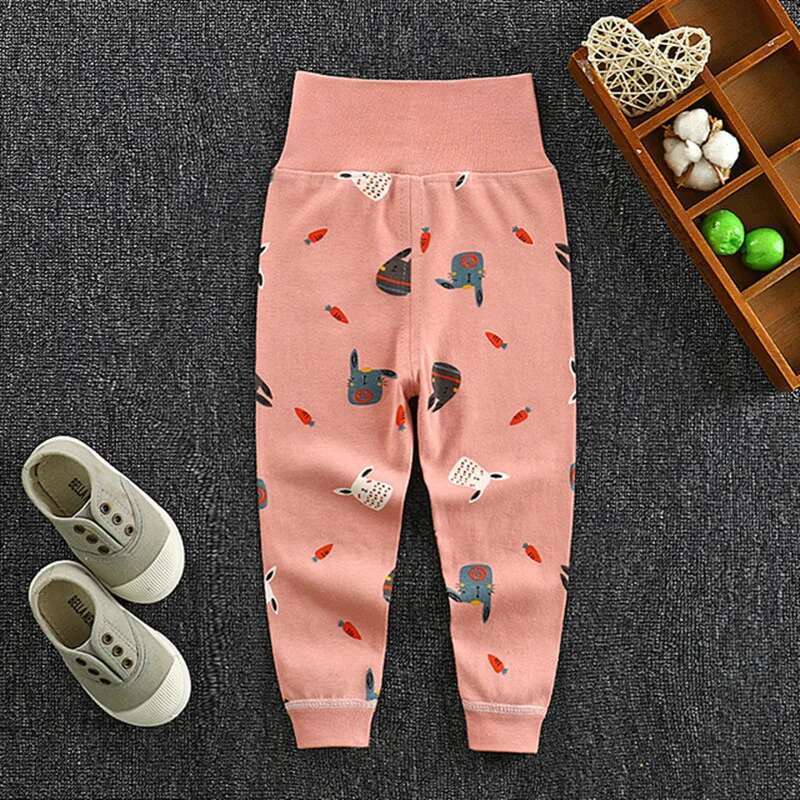 2025 Autumn Spring Long Trousers Girls Boys Leggings Newborn Cotton Clothes Baby Clothing Infant Kids PP Pants