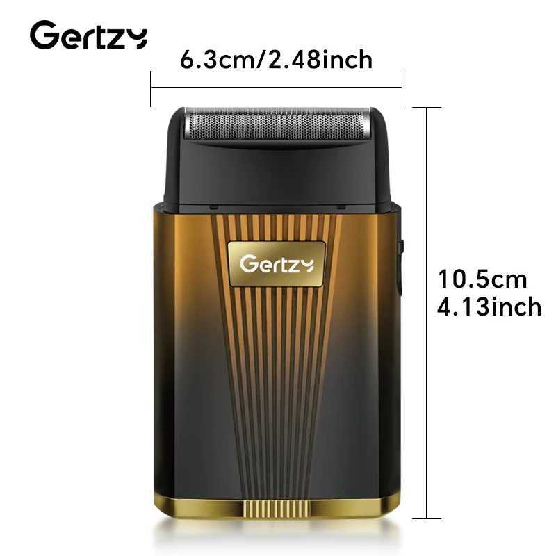 Mens electric shaver reciprocating aluminum foil shaver USB rechargeable beard shaver portable shaver for travel L251124