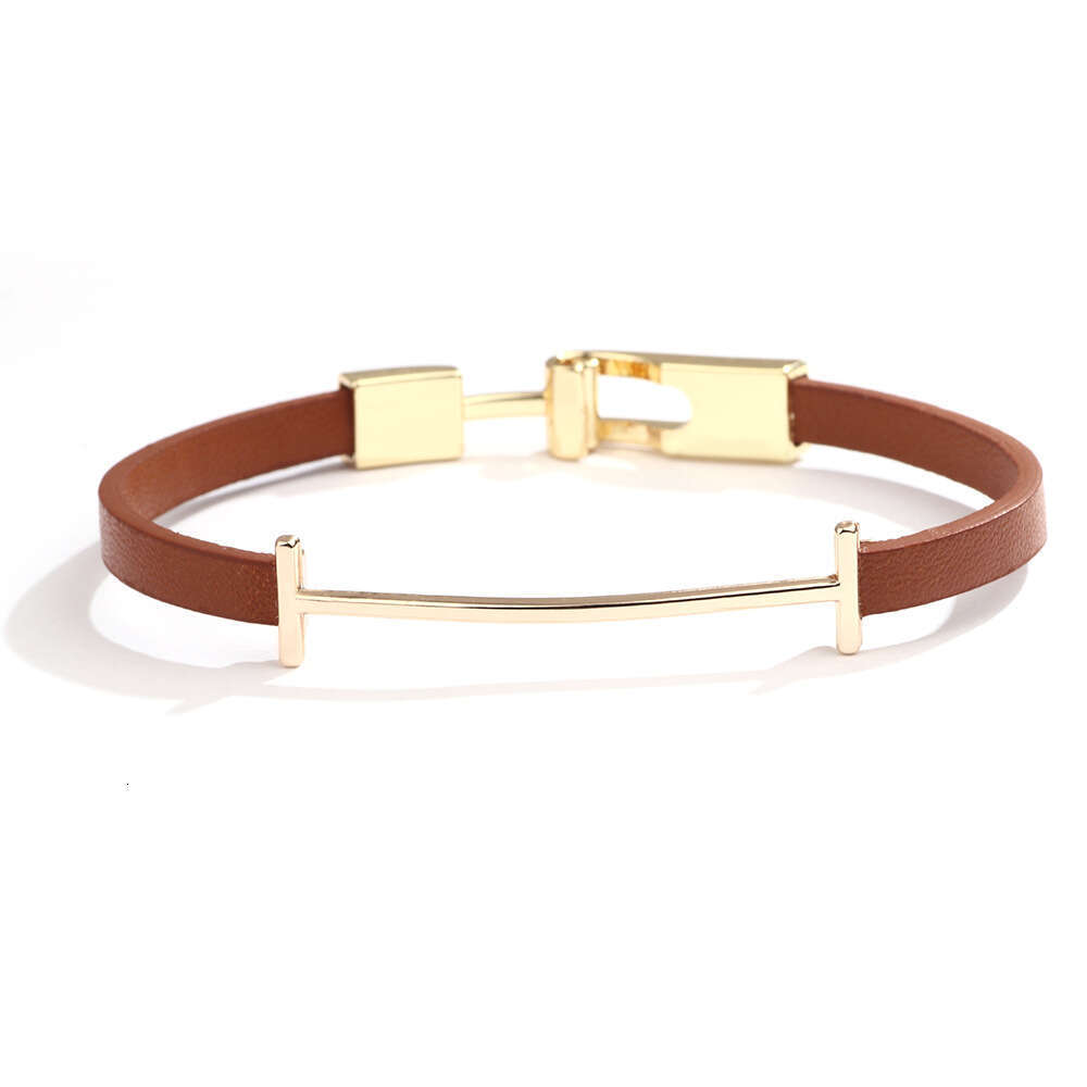 Fashionable Handicrafts, Versatile Women's Simple H-shaped Buckle, Alloy Bracelet, New Style