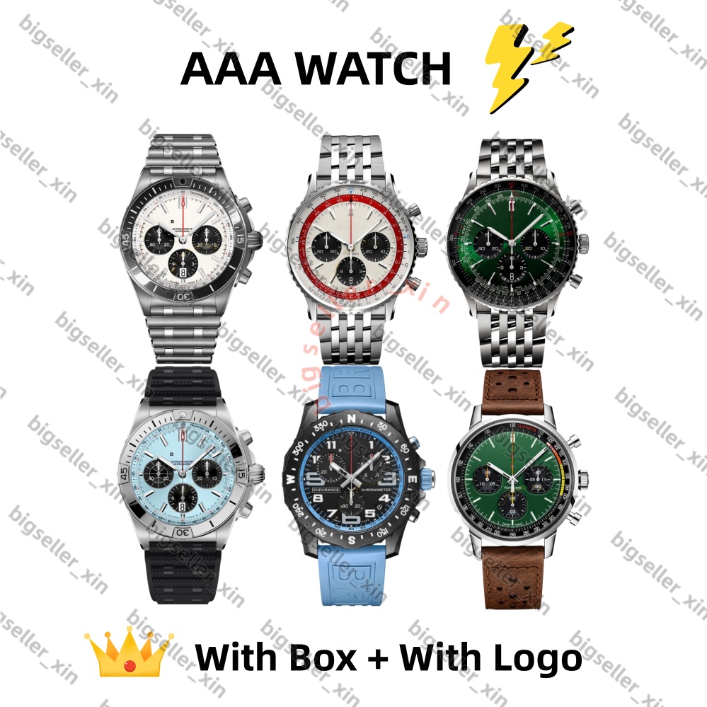 2026 10A Breitllng Watch Navitime Designer TAGly Elegant Mens Timepiece Watch Man Breitlngities Chronograph Leather Bands Watch Movement Automatic Quartz Watch