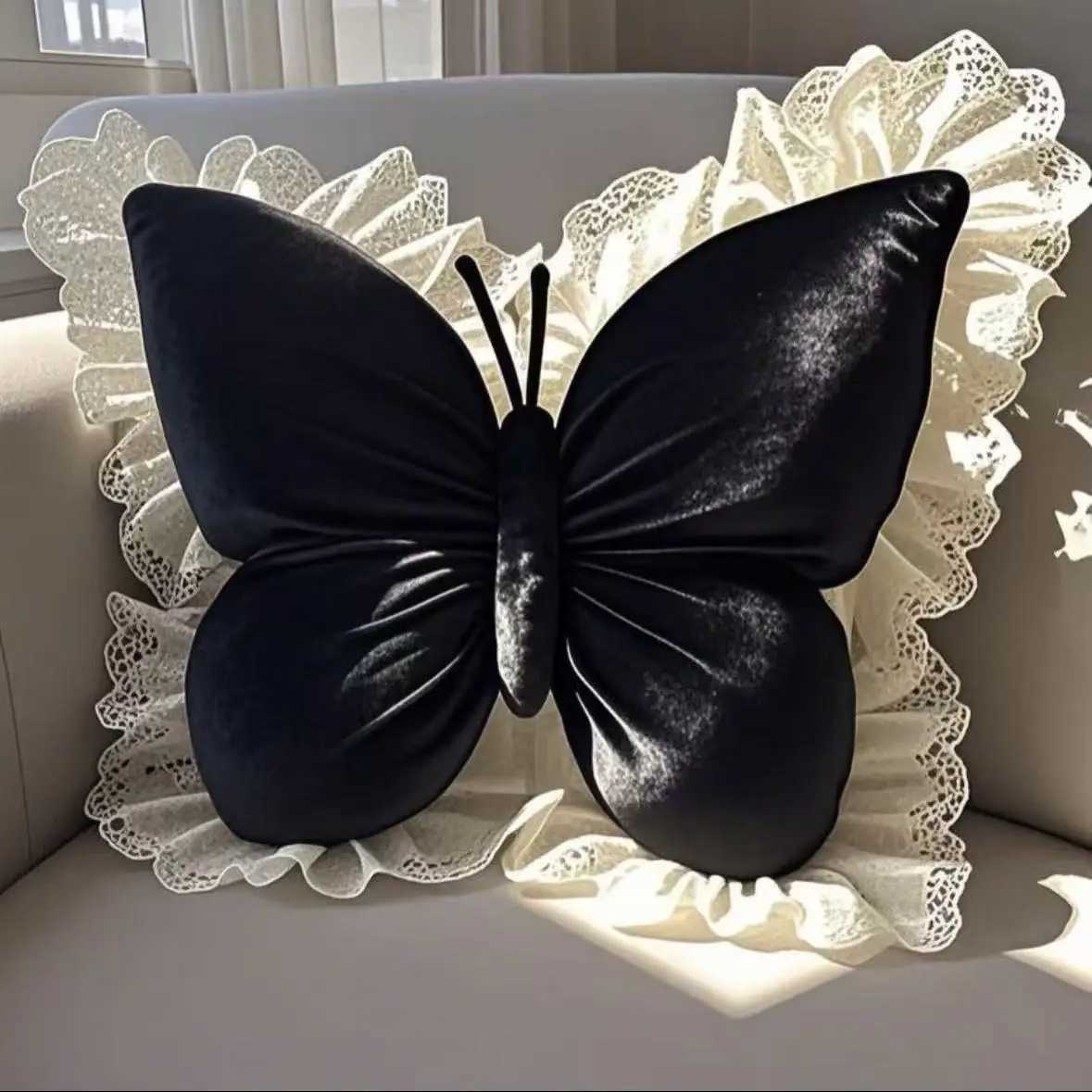 Princess Butterfly Office Pillow Living Room Bow Bedroom Car Sofa Cushion Home New Pillow Room G251124