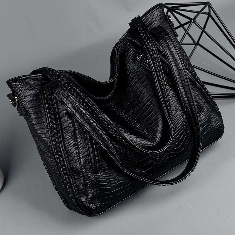 Designer Bag 2025 Spring New Japanese And Korean Edition Crocodile Pattern Single Shoulder Large Capacity Handbag Crossbody Women's Big Bag Trend