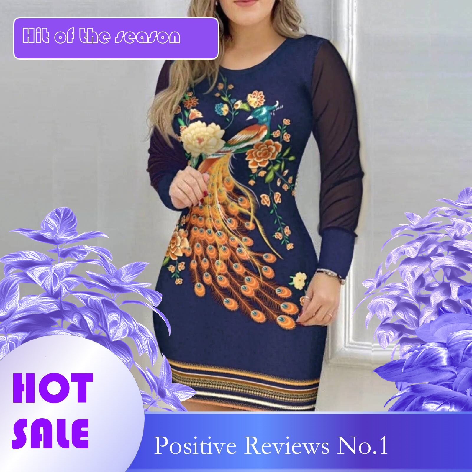 Dongdumaoyi Vintage Floral Print Mini Dresses For Women Spring New Mesh Long Sleeve V Neck Tight Hip Pack Dress Elegant Vestidos