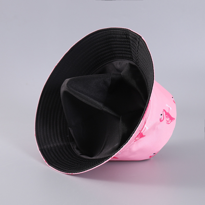Flamingo printed bucket hat Y2K designer beanie bonnet winter hat luxe mens beanie designer winter hat beanie men hats designers women New style small - view 5