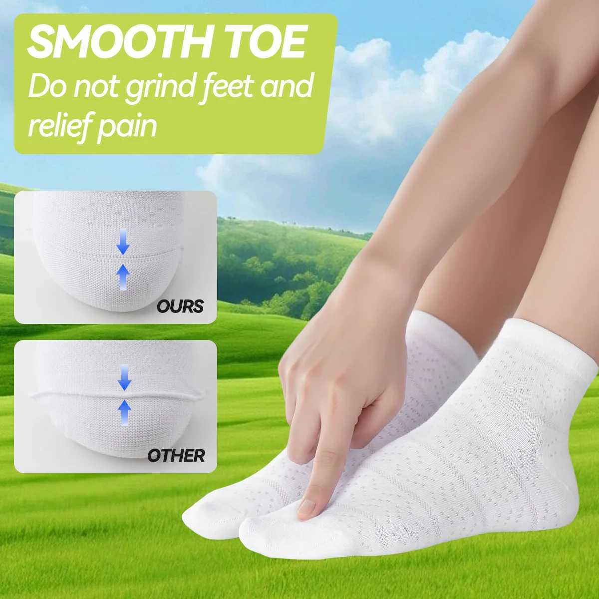 Childrens socks made of combed cotton and ultra-thin mesh breathable short h breathable short socks suitable for boys and girls G251124