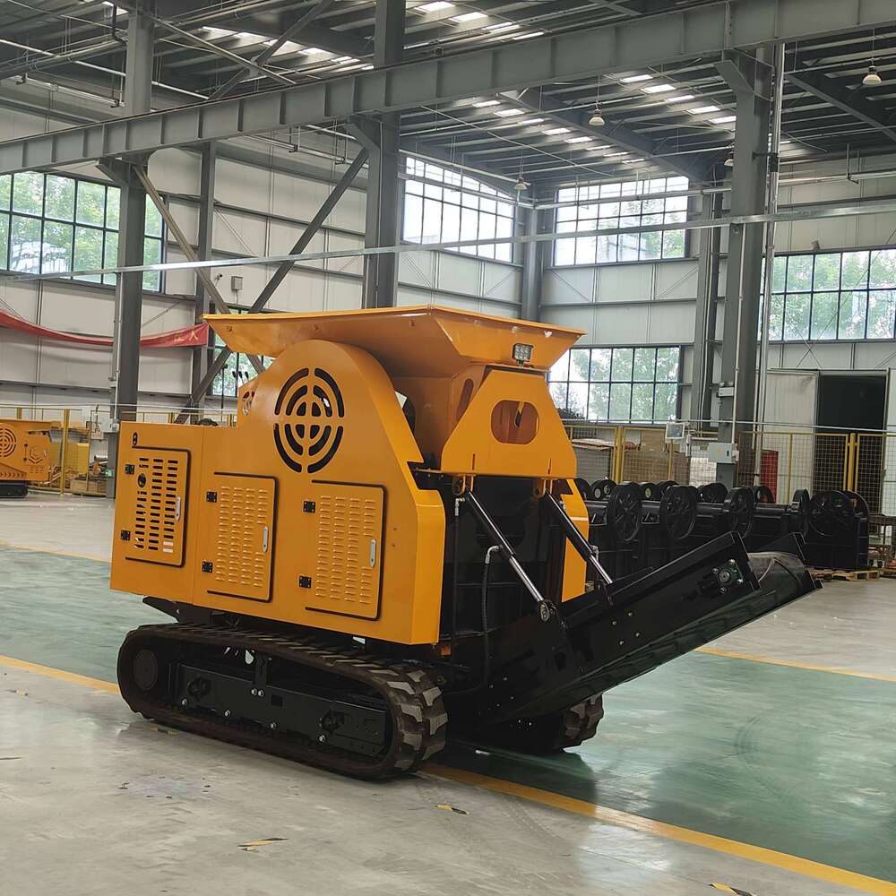 Mobile Crusher Plant For Stone Rock Aggregate Crushing