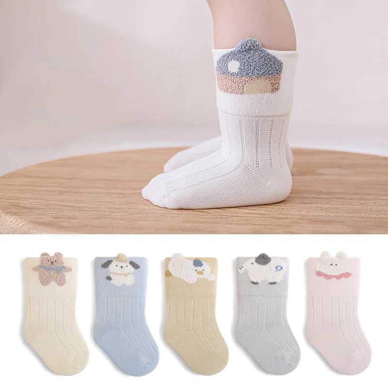 3Pairs/set Kids SOCKS For Boys Girls Autumn Winter Striped CHIldrens Sock Casual Soft Infant Toddler Cotton Sock 0-5Y G251124