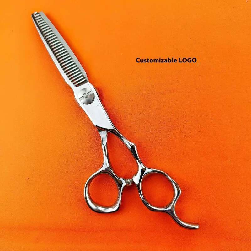 440C 6.0-Inch Hair Salon Hairdresser Professional Hairdressing Straight Thinning Haircut Scissors