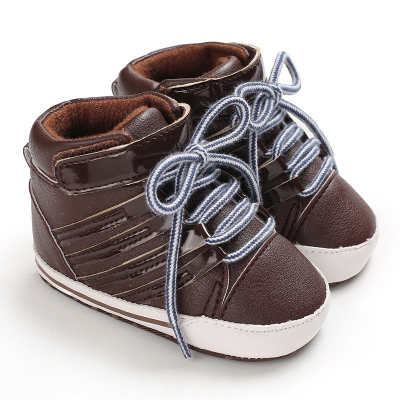 Newborn Baby Shoes Boy Girl Classical Sport Soft Sole Leather Multi-Color First Walker Casual Infant Sneakers Shoes 0-18M Months K0445