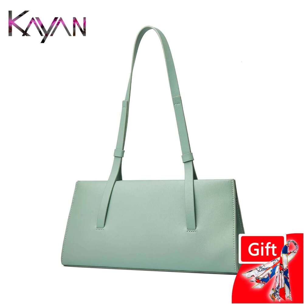 Designer Bag High Quality Second Layer Cowhide Women Shoulder Square Bag Solid Genuine Letaher Female Underarm Top Handle Handbag Ladies Tote