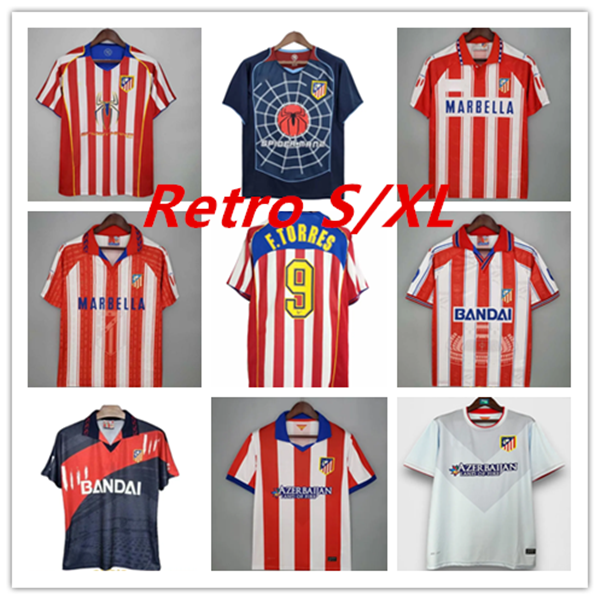 Athletic MadridS retro jerseys 04 05 F.TORRES Athletic MadridS vintage jersey SIMEONE classic football shirt