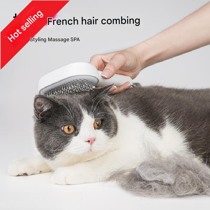 Pet cat and dog hair comb deep removal floating hair dog brush cat brush long hair brush cleaner - view 3