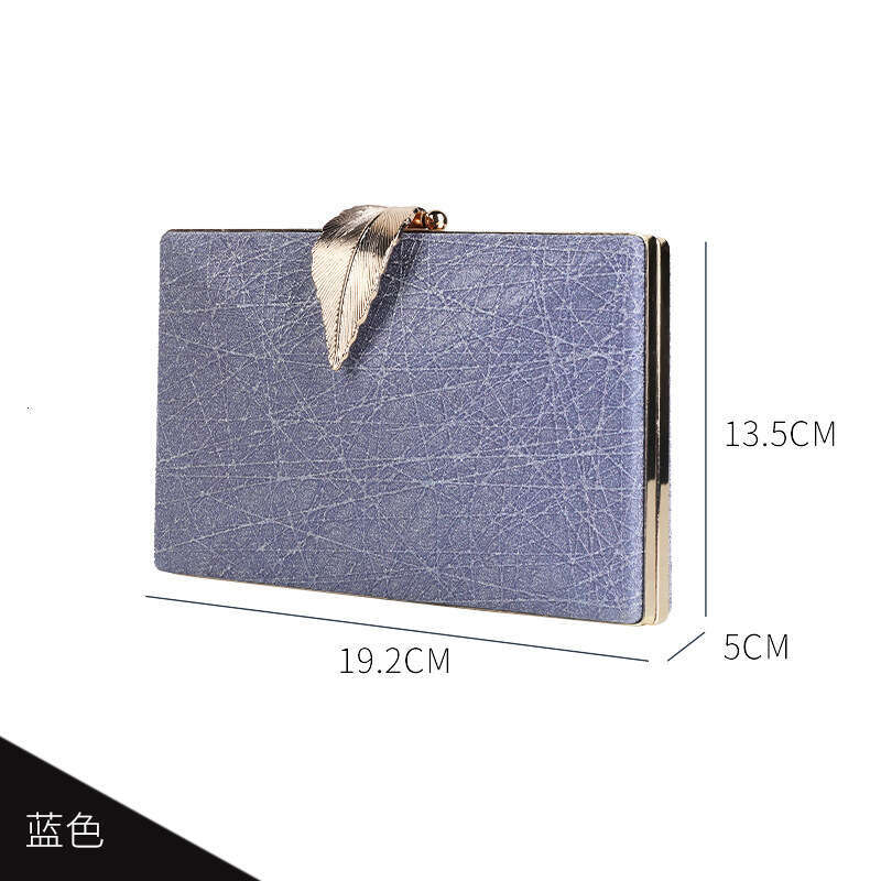 Dinner Bag Fashionable Leaf Dinner Simple PU Handheld Premium Women S Chaozhou Banquet Bag KQ