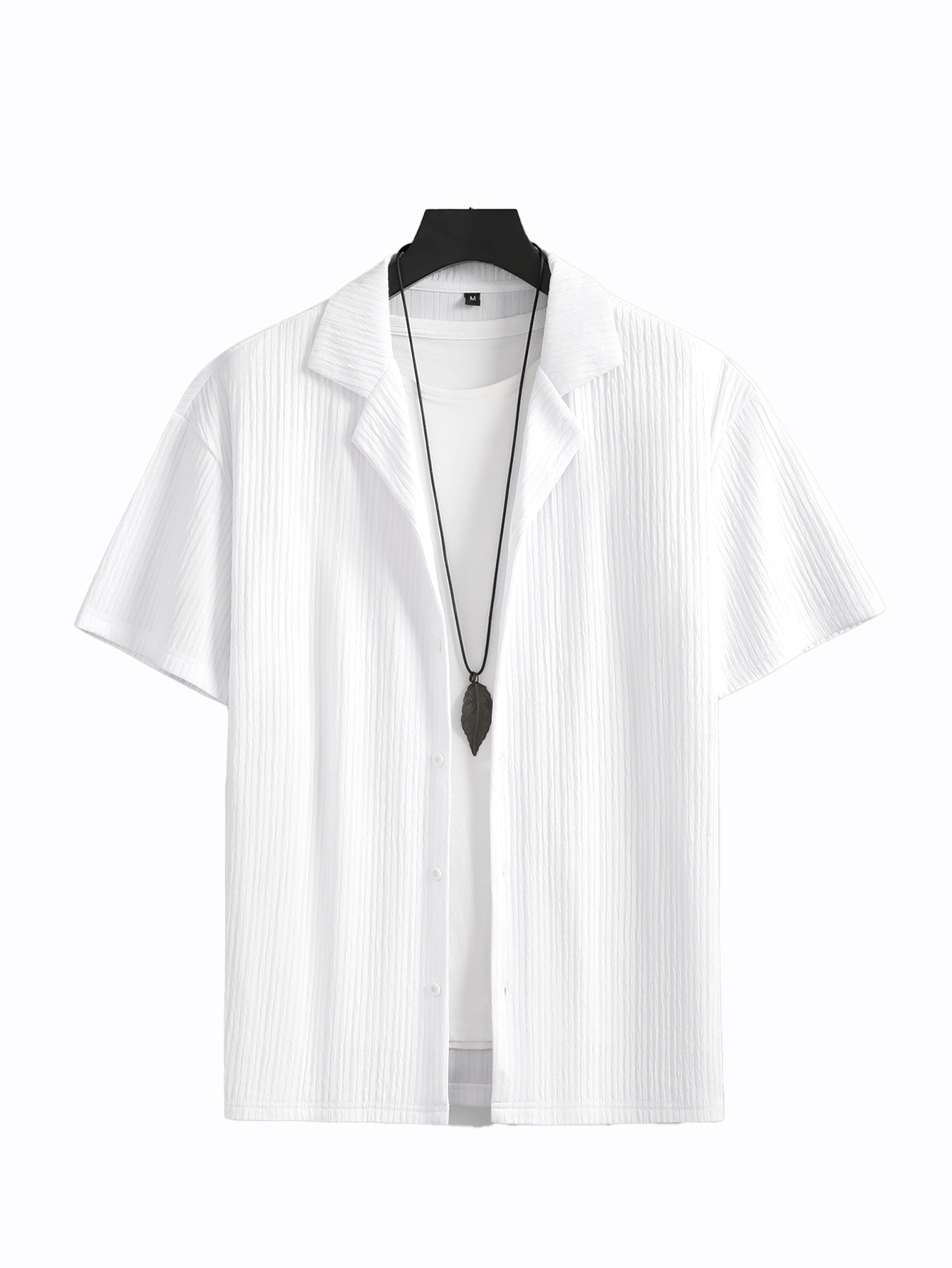 Men's business casual loose and comfortable cardigan shirt men's clothing, hot selling lapel short sleeved button up shirt new short sleeved