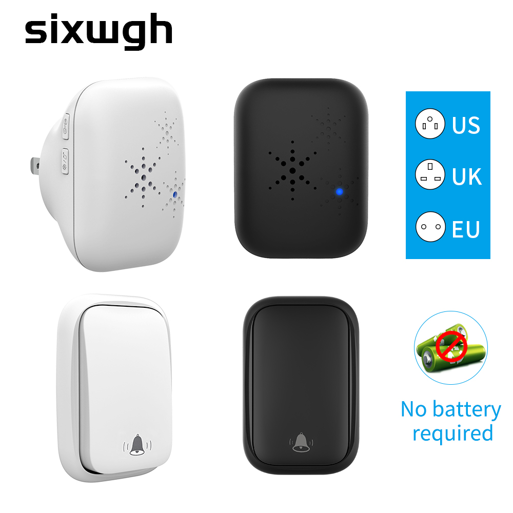 Wireless Doorbell No Battery required Waterproof Door bell 38 music
