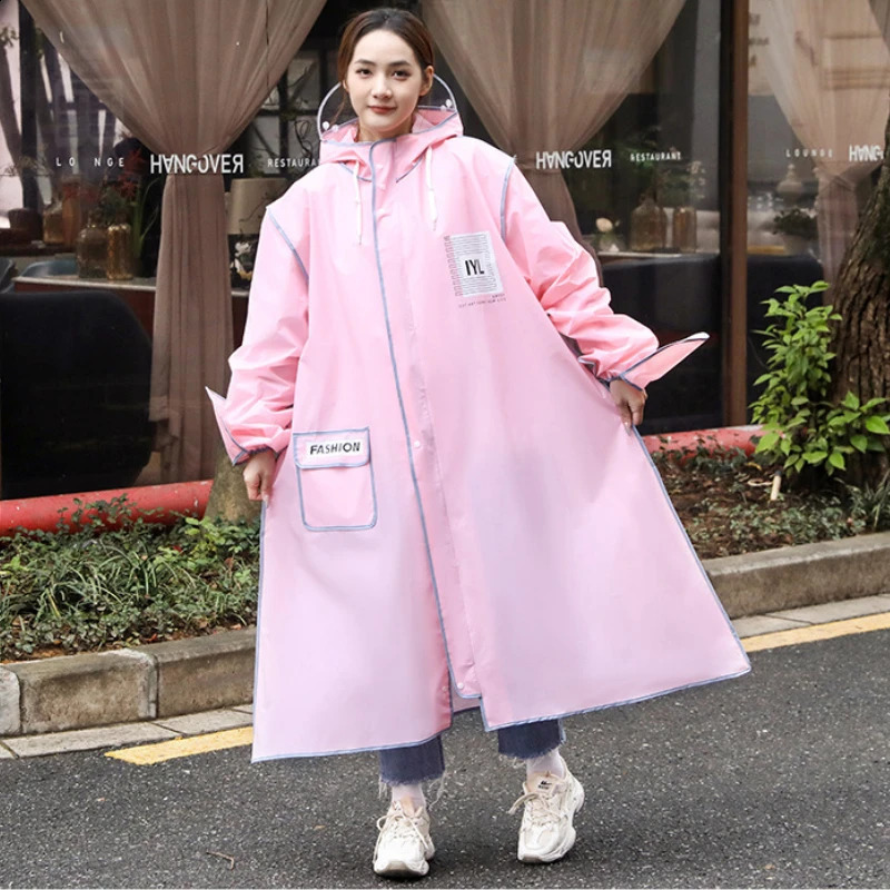 Adult Raincoat Men and Women Rainproof Fashion Gloves Cycling Electric Bicycle Four-in-one Hiking Raincoat 250421