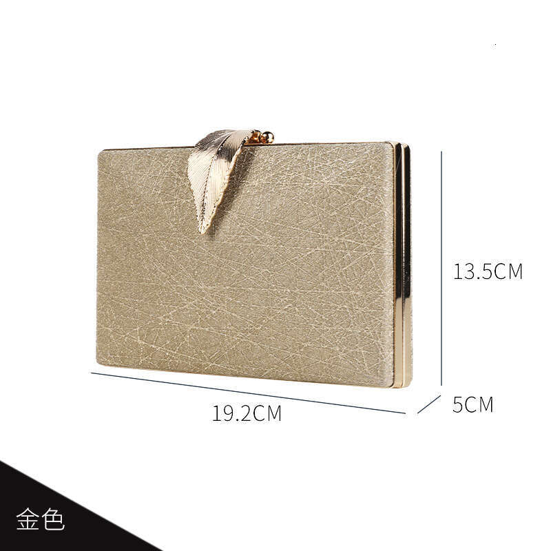 Dinner Bag Fashionable Leaf Dinner Simple PU Handheld Premium Women S Chaozhou Banquet Bag KQ
