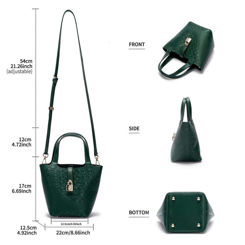 CHCH Women's Medium Shoulder Bag, Emed PU Handbag For Casual Fashion