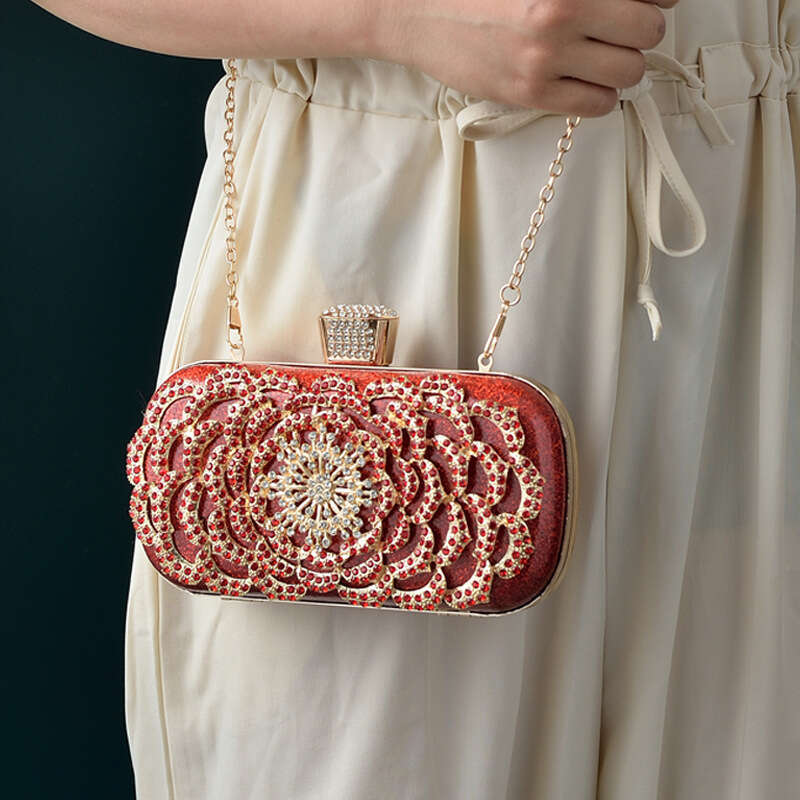 Dinner Bag New Dinner Versatile Diamond Inlaid Banquet Dress Handbag Women S Bag KQ
