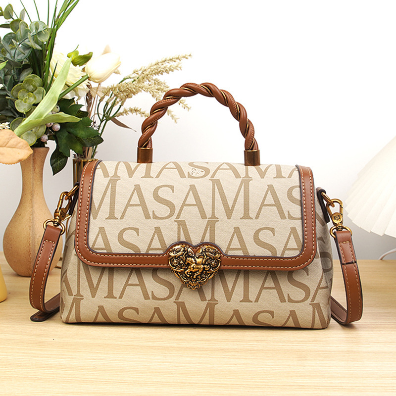 High End Ladies Summer New Print Versatile Large Capacity Handbag Temperament Commuting Shoulder Crossbody Tote Bag